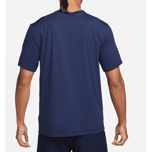 Nike Dri-Fit FB5512-410 Men's Sz 2XL Dark Blue Track Club S/S Running T-Shirt - Picture 8 of 8